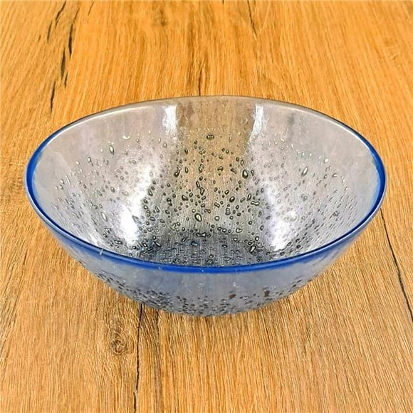 Red Pomegranate Collection 0963-7 6.5 in. Isla Soup Bowl, Indigo & Bronze