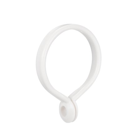Curtain Rings Plastic Drapery Ring With Snap Closure For Curtain