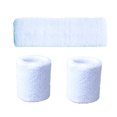 thumbnail image 1 of Unisex Polyester Elastic Wristband Headband Set Solid Color Breathable Sports Basketball Sweatband, 1 of 6