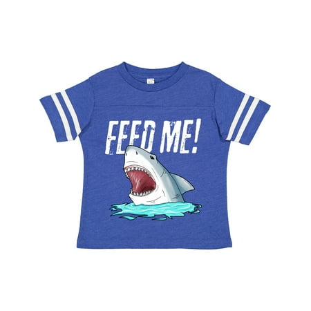 

Inktastic Feed Me with Shark Head Gift Toddler Boy or Toddler Girl T-Shirt