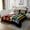 Multicolour, variant on Erosebridal Ice Hockey Sport Coverlet Set Twin, Stripe Stars Flag Bedding Set, Lightweight 2pcs