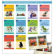 Phonic Books Beginner Decodable: Phonic Books Dandelion Readers Set 2 Units 1-10 Sam and Tim (Alphabet Code Blending 4 and 5 Sound Words) : Decodable Books for Beginner Readers Alphabet Code Blending 4 and 5 Sound Words (Paperback)