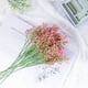 thumbnail image 4 of Ramas de flores artificiales de Gypsophila, toque Real, arreglo Floral para fiesta de boda, decoración del hogar (rosa), 6 uds., 4 of 5