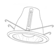 thumbnail image 6 of 20 Recessed Lighting Springs, Stainless Steel Torsion Spring Clips Recessed Lighting Accessories, 8.25 Inch, 6 of 6