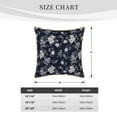 thumbnail image 2 of KLL Retro Flower Decorative Throw Pillow Covers Velvet Soft for Couch Sofa Bedroom Living Room Outdoor (No pillow core)- 16"x16", 2 of 5