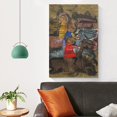 thumbnail image 4 of Graciela Rodo Boulanger Impresión Course De Chevaux 1969 Pósteres Arte de pared Pintura Lienzo Regalo Impresiones para sala de estar Decoración de dormitorio Póster Obras de arte 12x18 pulgadas, 4 of 6