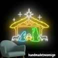 thumbnail image 5 of Handmadetneonsign Nativity Scene Neon Sign, Christmas Wall Art Decor, Christmas Wall Decor 63106, 5 of 5