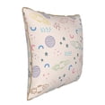thumbnail image 2 of ZNDUO Throw Pillow, 16"x16" Bed Pillow and Couch Pillows - Indoor Decorative Pillows，Spaceship Doodle Throw Pillow, 2 of 8
