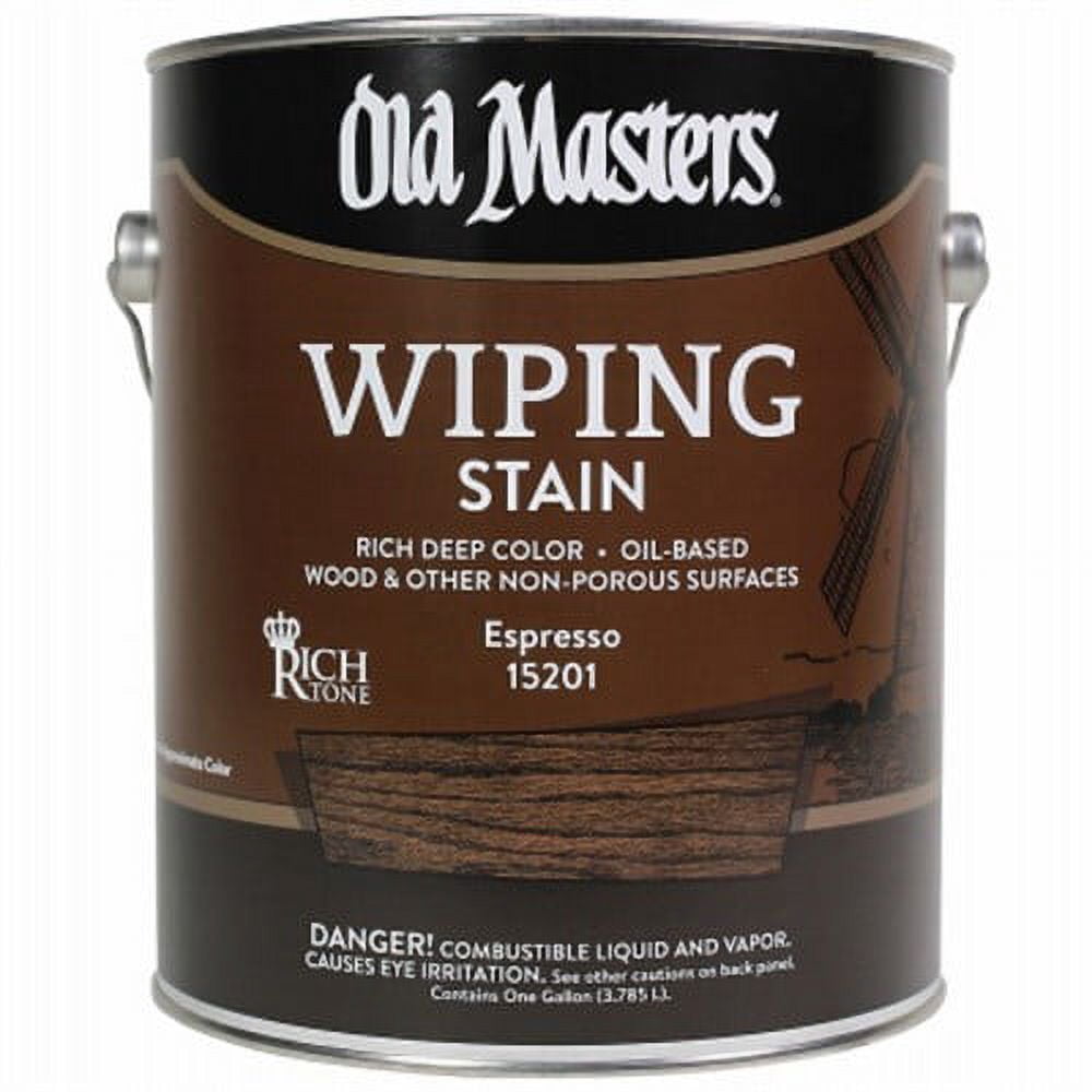 1 gal Old Masters 15201 Espresso Old Masters Oil-Based Wiping Stain