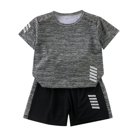 

Kids Clothes Teen Girls Toddler Children Kids Children s Short Sleeved Suit Running Sportswear Casual Quick Drying Clothes For Boys Girls Tshirt Shorts Two Piece Suit Clothes for Young Teens
