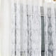 thumbnail image 1 of 2 Piezas Cortina Bufanda de Salon Moderna Balcón Dormitorio Sala de Estar de Flocador Blanco 200x250cm Macarena Cortina de ventana, 1 of 5