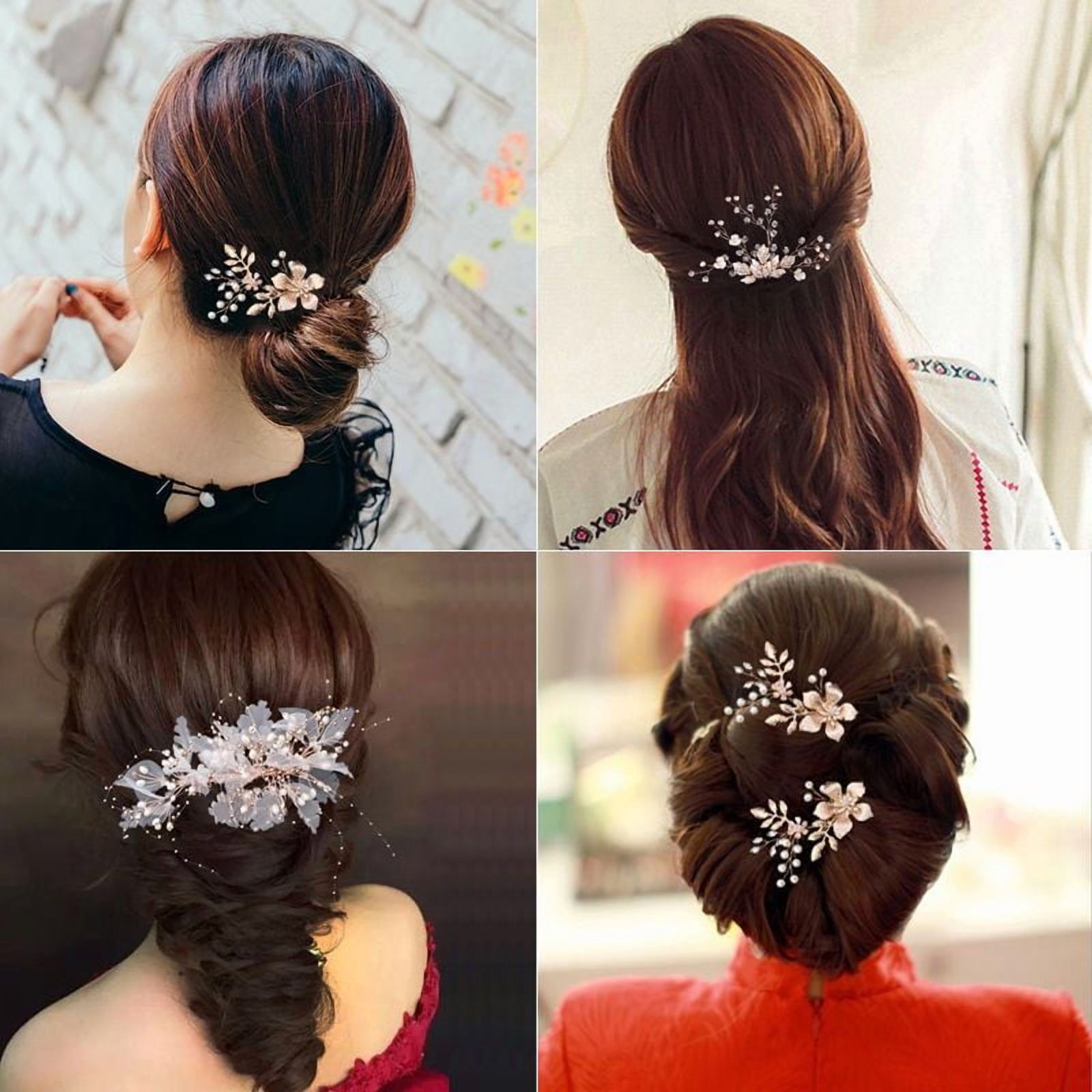 EKE Women’s Hair Clip Vintage Retro Back-Wear Elegant Hair Accessory with Fashion Texture