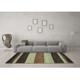 thumbnail image 3 of Ahgly Company Indoor Rectangle Abstract Light Blue Contemporary Area Rugs, 2' x 5', 3 of 4