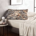 thumbnail image 6 of Lsque Watercolor Zebra Pattern Pillow Case – Soft & Cozy Throw Pillow Cover, Hypoallergenic Cushion Case for Sleeping Women with Envelope Closure-16"x24", 6 of 6