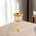 thumbnail image 6 of Small Goblet Glasses, Embossed Cup Elegant Handmade Cup Glass Household, Bar Wedding Dinners Parties Decor - Kumbai, 6 of 9