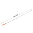thumbnail image 3 of 4.6ft/1.4M Handheld Flagpoles Stainless Steel Guide Flag Pole Teaching Pointer Orange, 3 of 4