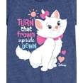 thumbnail image 3 of Disney - The Aristocats - Turn That Frown Upside Down - Girls Fitted Short Sleeve Graphic T-Shirt, 3 of 5