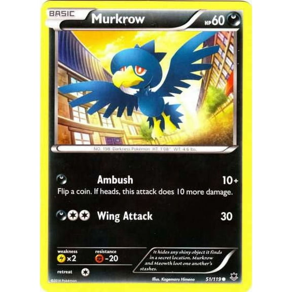 Pokemon Phantom Forces Common Murkrow #51