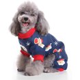 thumbnail image 4 of Disfraz navideño de cachorro, Papá Noel, vestido con divertidos disfraces de fiesta para mascotas JM Papelería, 4 of 5