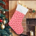 thumbnail image 5 of GZHJMY Strawberry Christmas Stocking, Personalized Large Candy Stocking Hanging Gift, Xmas Stockings Decoration for Family Holiday Party Ornaments Decor Fireplace, 5 of 7