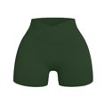 thumbnail image 6 of Jxximdong Shorts for Women Women Workout Impact Shorts 4.5" Scrunch Butt Lifting Gym Shorts Seamless Booty Biker Shorts Green XL Pants, 6 of 6