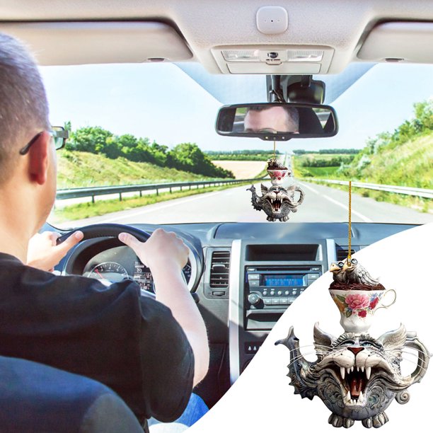 Fiudx Liquidación De Ofertas Flash Colgante De Coche, forma Plana, Decoración Personalizada Para Coche, Decoración Colgante De Acrílico Para Coche