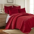 thumbnail image 2 of Levtex Home - Faux Fur Full/Queen Quilt - Red - Quilt (88 x 92 in.) - Polyester Faux Fur, 2 of 9