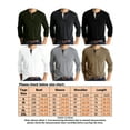 thumbnail image 2 of Frontwalk Mens Long Sleeve Comfy T Shirts Button Henley Crew Neck Pullover T Shirts Tops Slim Solid Color T-shirt with Pocket, 2 of 6
