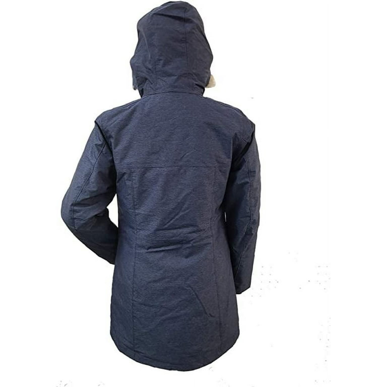 Columbia Beverly Mountain Women s 3 in 1 Interchange Omni Heat Waterproof Jacket Blue X Small