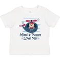 thumbnail image 3 of Inktastic Mimi and Poppy Love Me Grandchild Boys Baby T-Shirt, 3 of 5