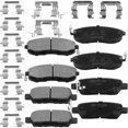 thumbnail image 2 of 8 PCS Front & Rear Ceramic Brake Pads w/Hardware Kits Fits for Nissan Altima 2007-2012 Low Dust Brake Pad (All Models), 2 of 6