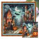thumbnail image 1 of Hilo Algodón Ecológico Bordado Punto Cruz Casa Halloween Con 11CT 50x50cm, 1 of 9