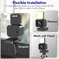 thumbnail image 4 of 1080P 2K Full HD Webcam AF  Camera Built in Adjustable Light Auto Focus Microphone USB Computer Camera Plug and Play for PC Desktop Laptop Video Calling Conferencing Live Streaming Record, 4 of 7