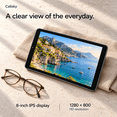 thumbnail image 3 of Callsky 8-Inch Tablet, Android 15, 12GB RAM + 64GB ROM, WiFi 6, Anti-Glare HD IPS, Grey, 3 of 8