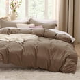 thumbnail image 1 of Juego de funda de edredón Bedsure Deep Khaki California King Size, 1 of 7