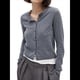 thumbnail image 1 of Cárdigan Corto para Mujer, Suéter de Punto de Larga con Botones para Vestidos y Jeans. Gris M, 1 of 10