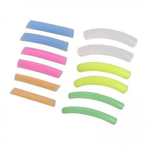Vaveren 4xColorful Silicone Eyelash Perming Pads Silicone Curler for Makeup