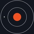 thumbnail image 4 of Ez Aim Bullseye Paper Shooting Targets by Allen Company, 12"x12," 0.35 lbs,100-Pack, Multi-Color, 4 of 8