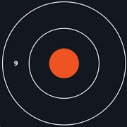 Ez Aim Bullseye Paper Shooting Targets by Allen Company, 12x12, 0.35 lbs,100-Pack, Multi-Color