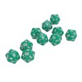 thumbnail image 1 of Ensemble Polyédrique de 10 Pcs, Jeu de Table en Plastique Léger à 20 Côtés avec Chiffres Transparents pour Jeux de Rôle sur Table, 1 of 7