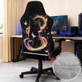 thumbnail image 5 of XYZCANDO Black Cat Gaming Chair Cover with Armrest Covers Anti-Scratch Gaming Chair Protective Cover with Zipper Protector for Large and Tall Reclining Gaming Chairs, 5 of 6