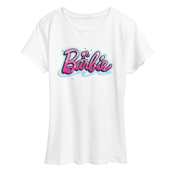 Barbie - Graffiti Logo - Women's Short Sleeve Graphic T - Shirt