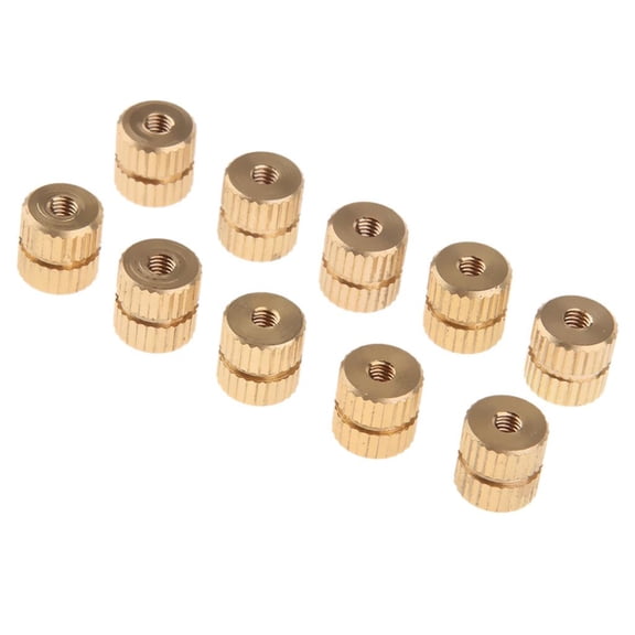 10 Pieces Baritone Knurled Screw for Brass Instrument Spare Parts