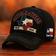 thumbnail image 6 of Republic of Texas Distressed Baseball Cap,1836-1845 Lone Star Embroidered Vintage Hat for Men Women, 6 of 6