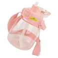 thumbnail image 4 of 1100ml Water Bottle with Straw Plastic Water Jug with Strap Leakproof Spill Proof Big Belly Water Bottles for Kids Women Pink,WaterBottlewithStraw,WaterJugwithStrap, 4 of 5