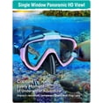 thumbnail image 3 of Kit de Snorkel Seovediary con Visión Panorámica Antivaho para Adultos, 3 of 7