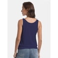 thumbnail image 3 of Women V Neck Tank Tops Summer Sleeveless Casual Tops Loose Fit Banded Bottom Shirts, 3 of 6
