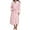 001 Pink, variant on Htigea Plush Flannel Bathrobe for Women Long Shawl Collar Belted Robes Sleep Loungewear Soft Comfy Winter Nightwear with Pocket Pink,S