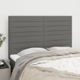 thumbnail image 2 of vidaXL Headboards 4 pcs Light Gray 35.4"x2"x30.7"/34.6" Fabric, 2 of 73