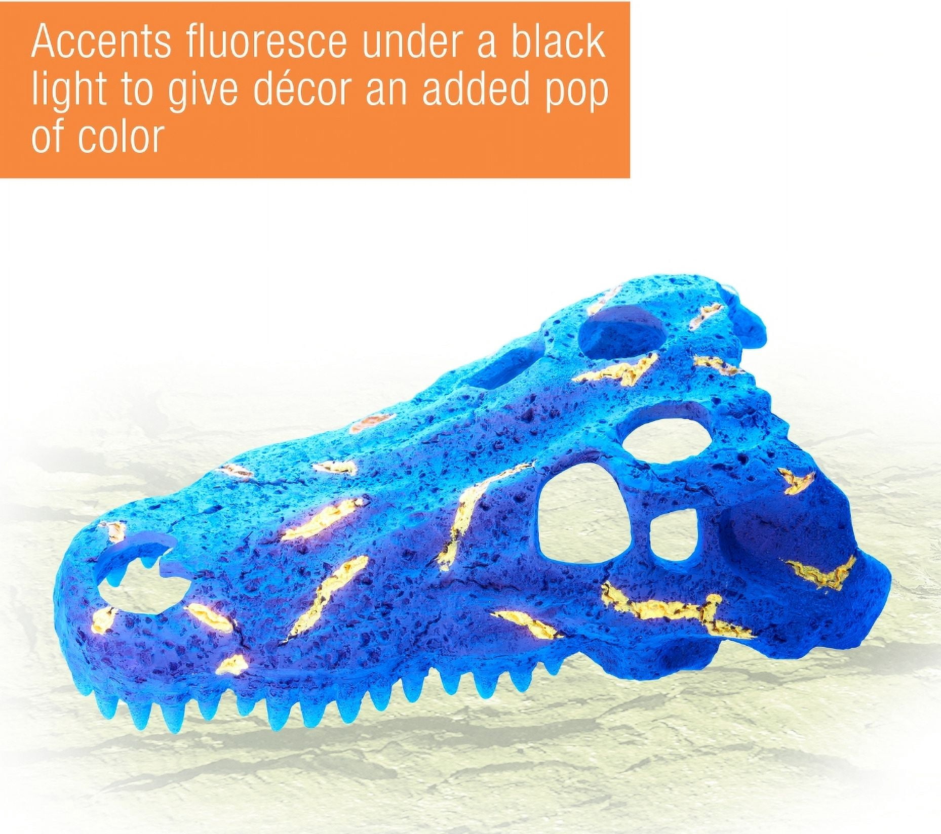 Zilla Rapid Sense Decor Crocodile Skull [Reptile Thermometers, New Reptile Supplies, Zilla, Reptile Supplies] Medium - 1 count